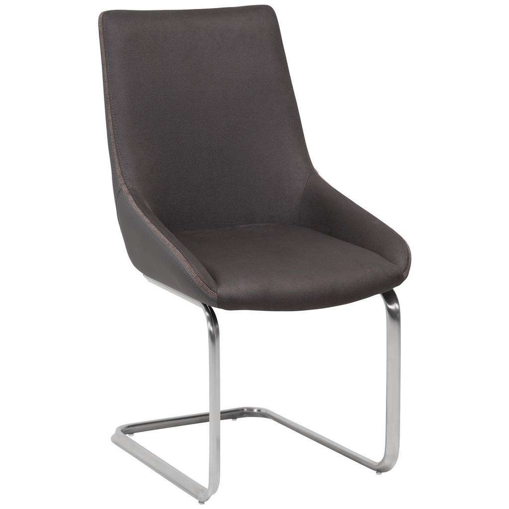 Novel SCHWINGSTUHL Mikrofaser Silber, Grau