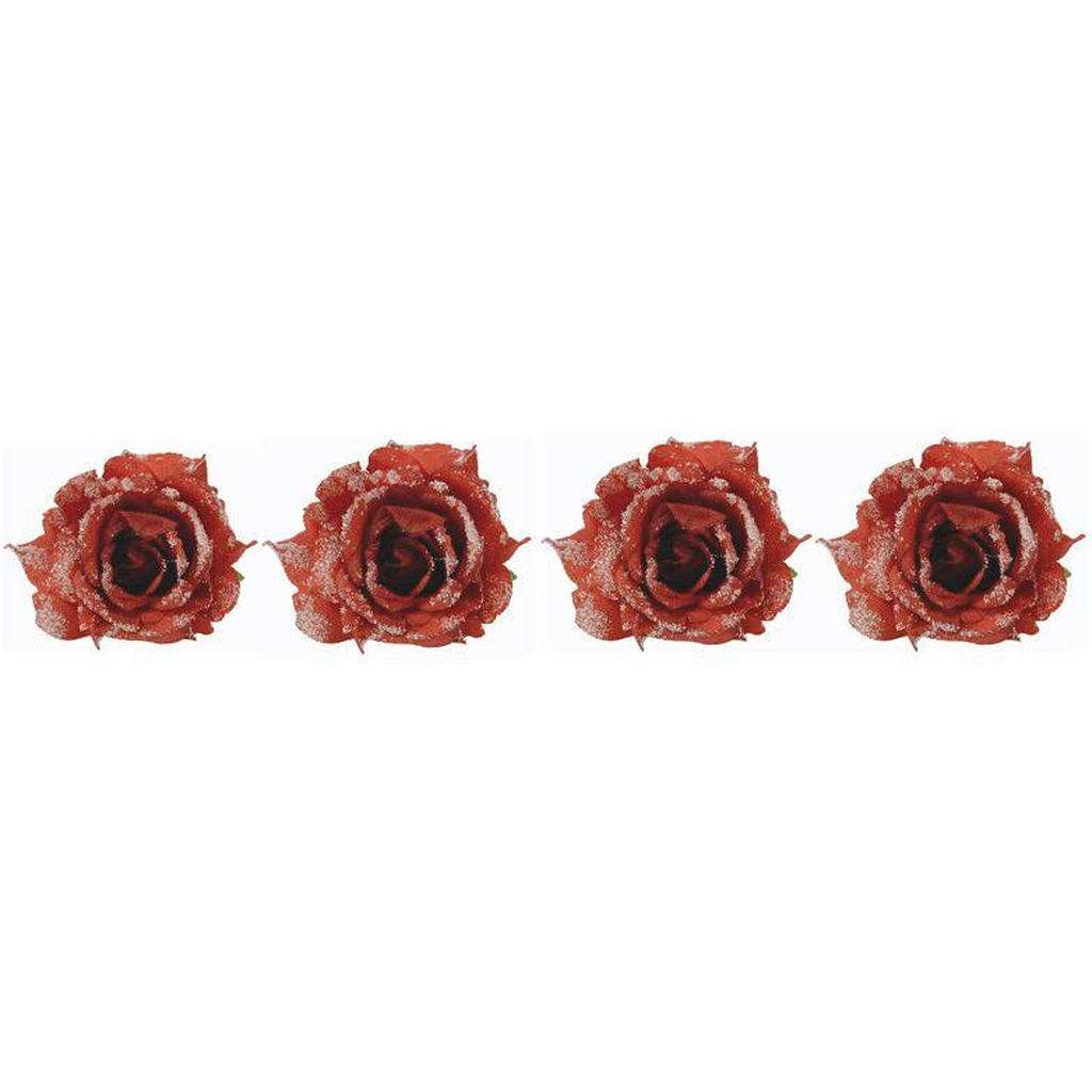 X-Mas Dekoclip-Set 4-tlg., Rot