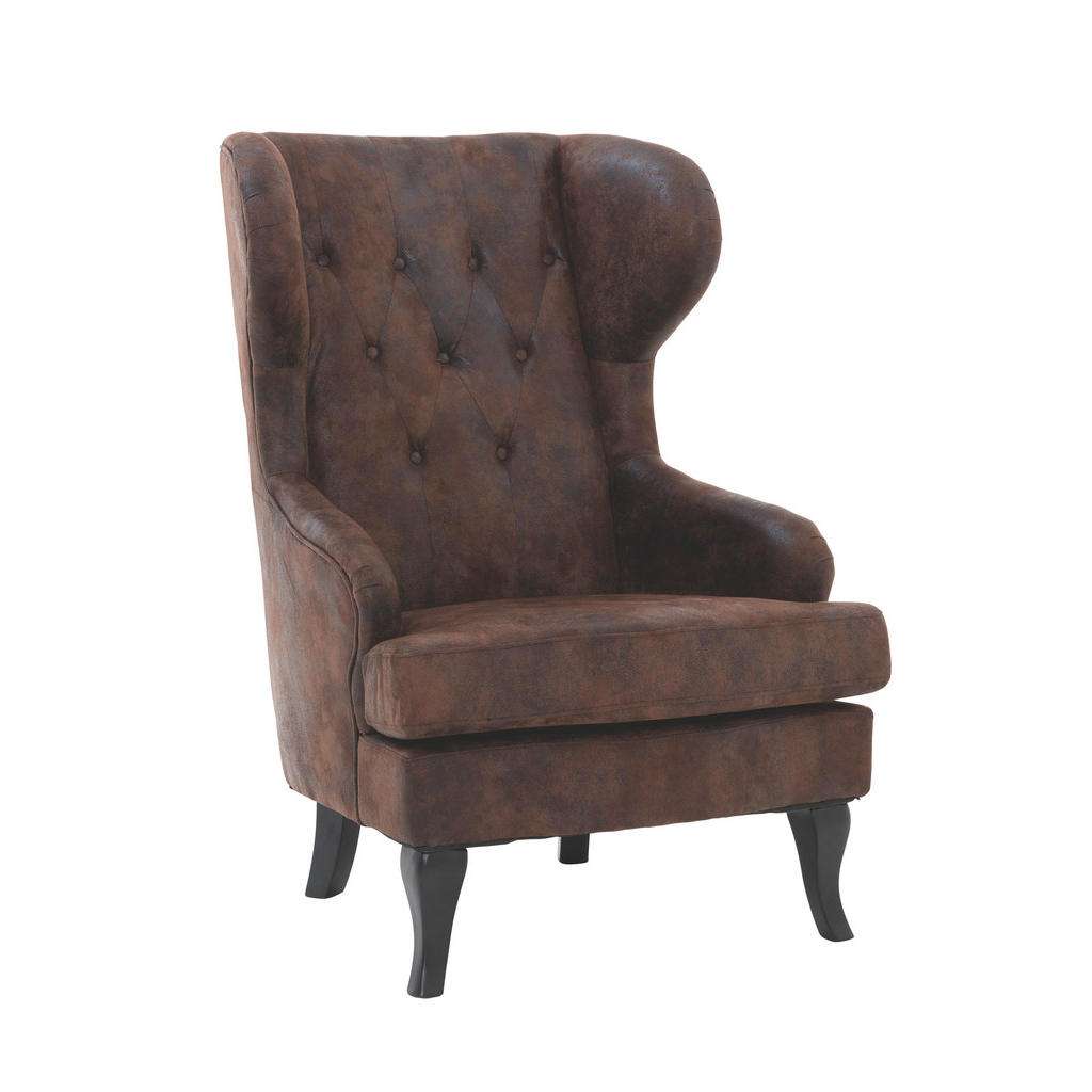 Kare-Design OHRENSESSEL Lederlook Braun