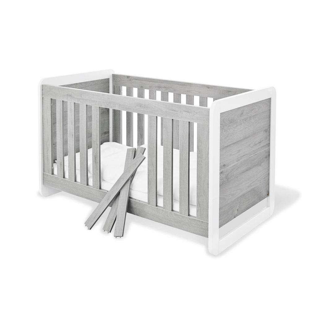 XXXL GITTERBETT Pinolino Curve Grau, Braun