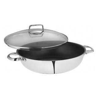 Schulte Ufer BRATPFANNE 28 cm PTFE-Antihaftbeschichtung, Silber