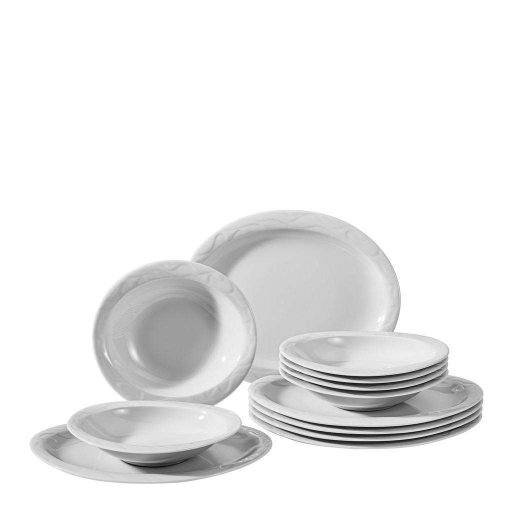 Seltmann Weiden Porzellan TAFELSERVICE 12-teilig, Weiß