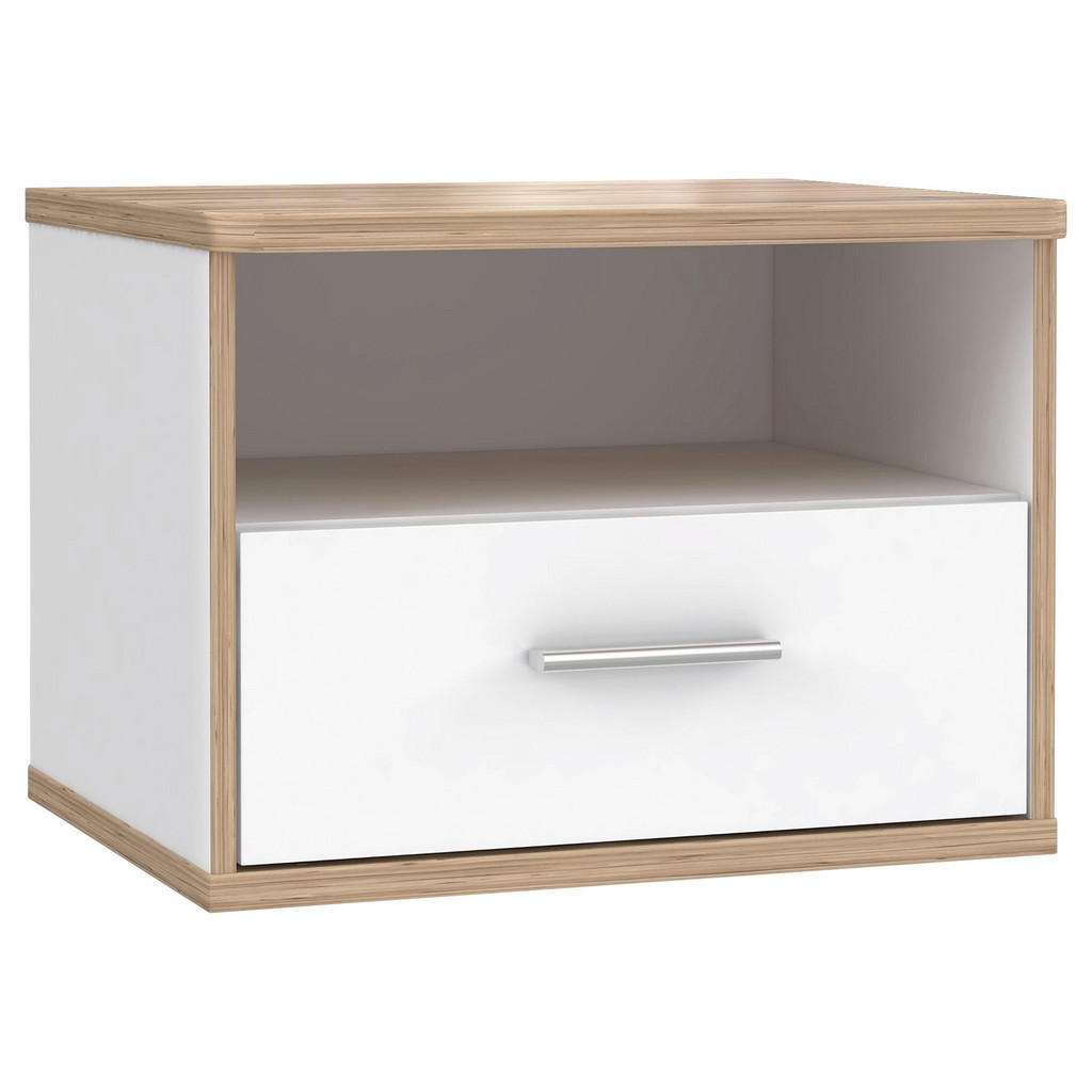 Xora NACHTKÄSTCHEN Weiß, Braun