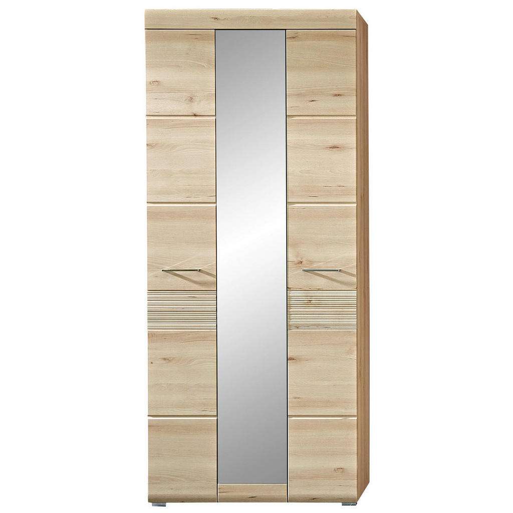 Voleo GARDEROBENSCHRANK geriffelt, foliert Braun