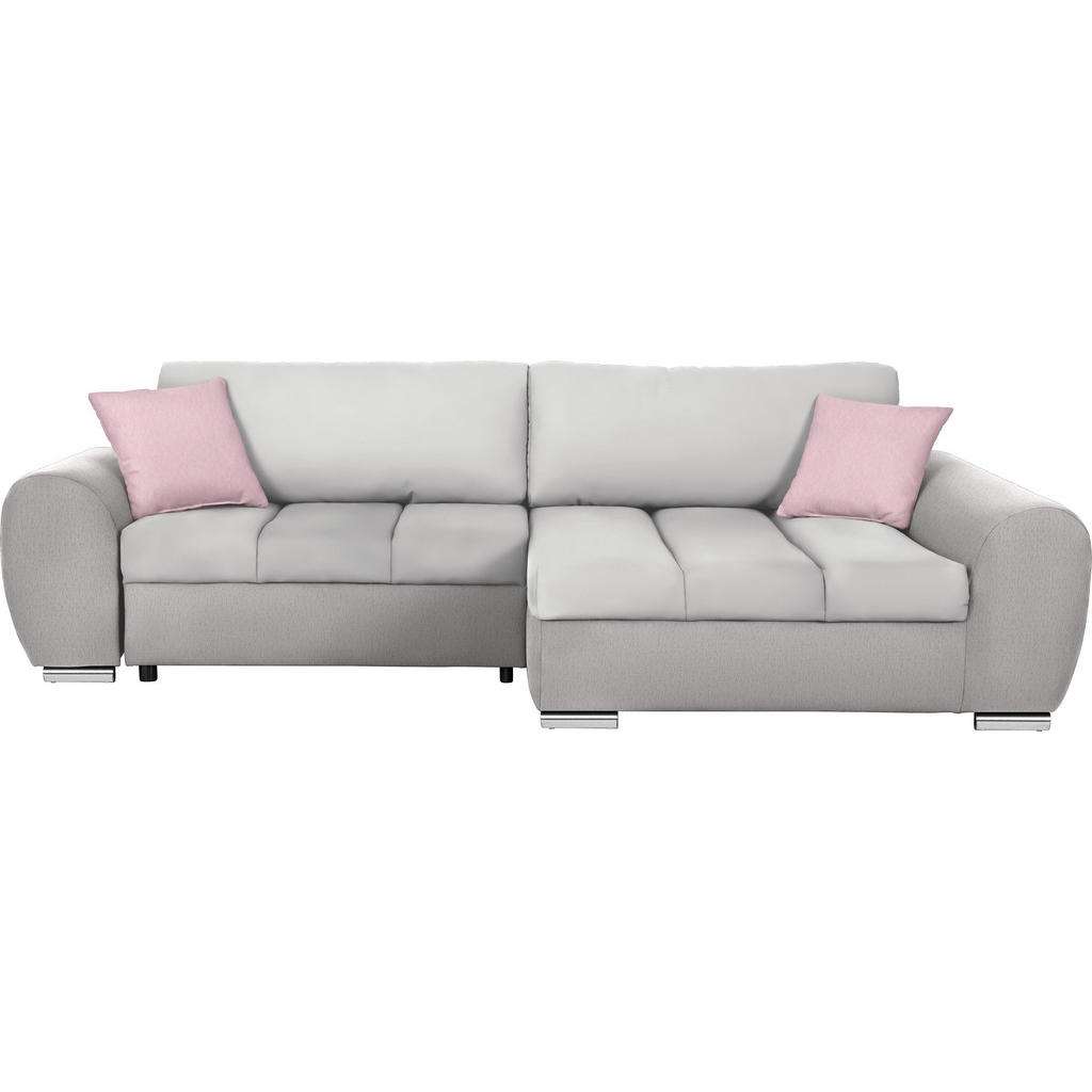 Carryhome WOHNLANDSCHAFT Mehrfarbig, Lila Flachgewebe
