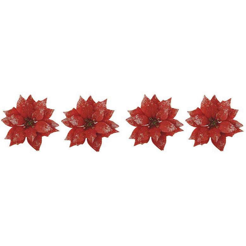 X-Mas Dekoclip-Set 4-tlg., Rot