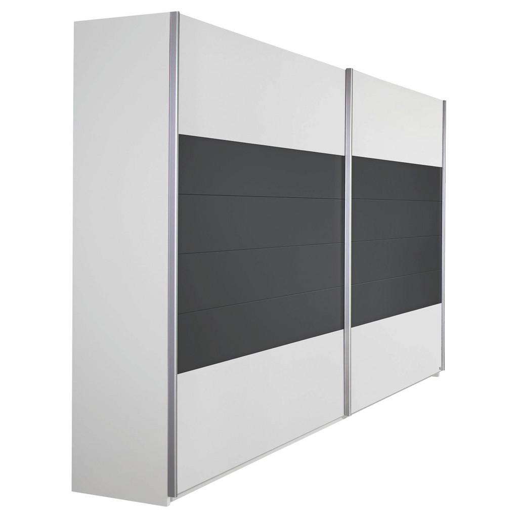 Carryhome SCHWEBETÜRENSCHRANK 2-türig Weiß