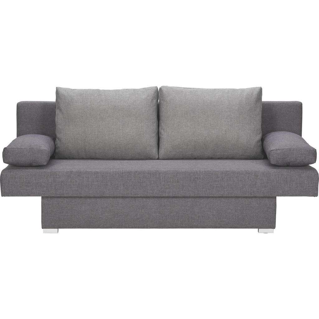 Carryhome SCHLAFSOFA Webstoff Grau