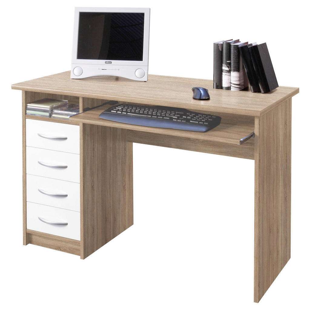 Boxxx COMPUTERTISCH Weiß, Beige