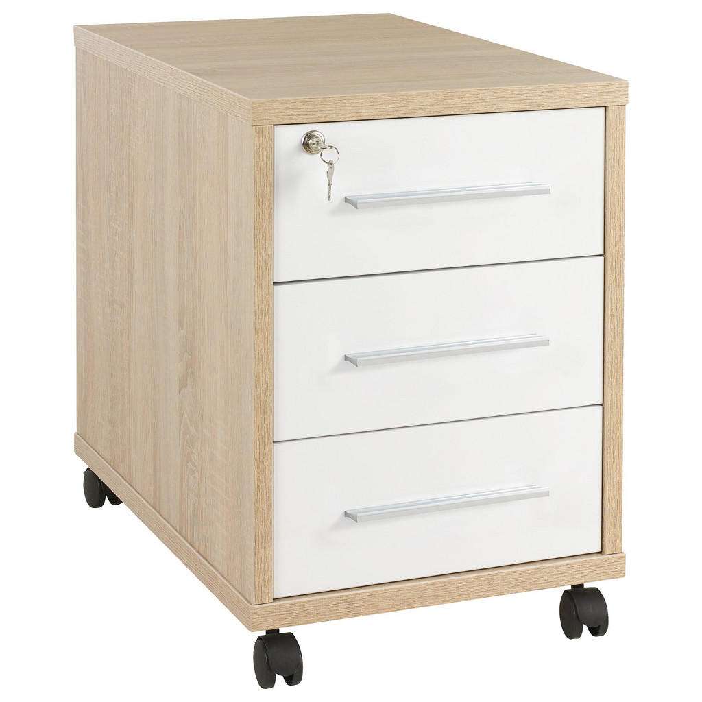 Voleo ROLLCONTAINER Weiß, Beige