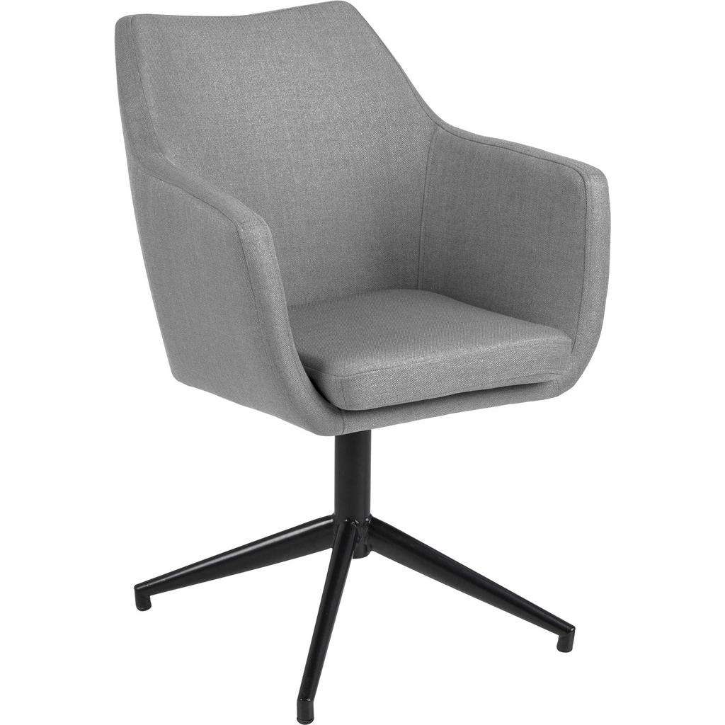 Carryhome DREHSTUHL Webstoff Grau
