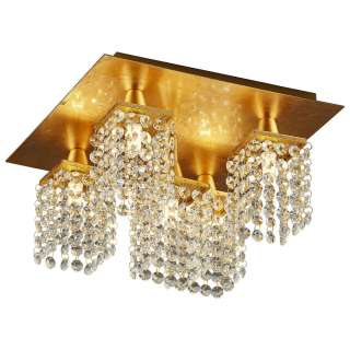 XXXL LED-DECKENLEUCHTE, Gold