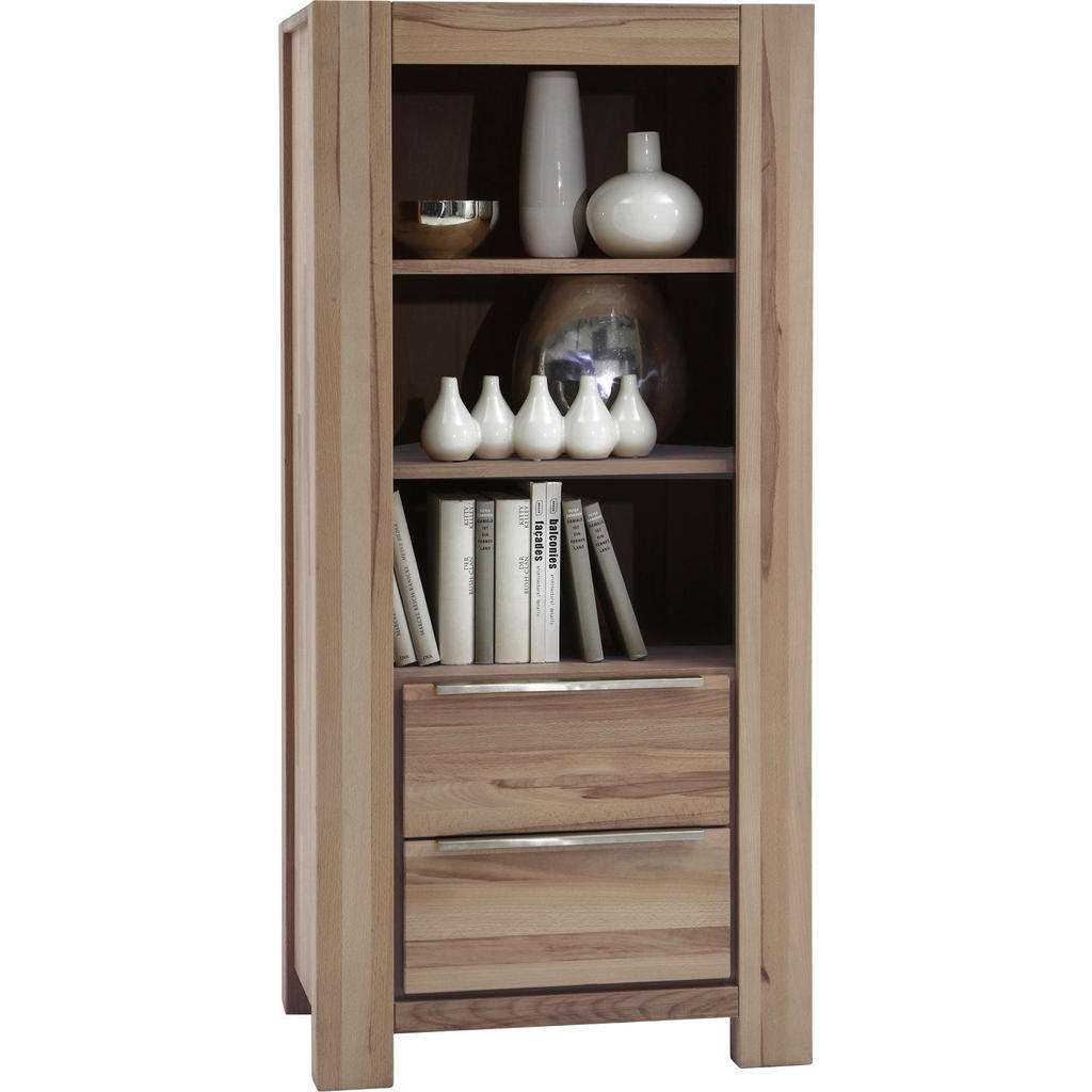 Carryhome REGAL Wildeiche massiv Braun