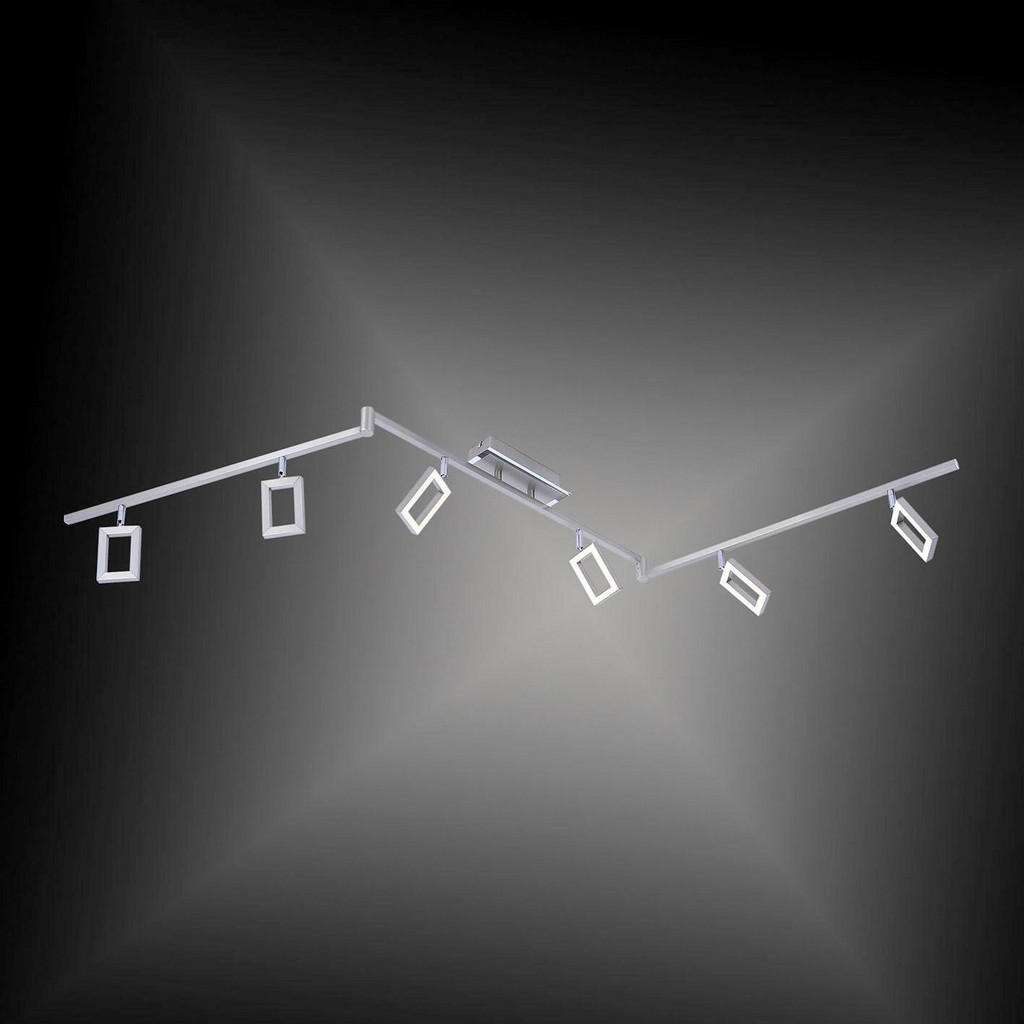 Novel LED-DECKENLEUCHTE, Weiß, Silber, Silber