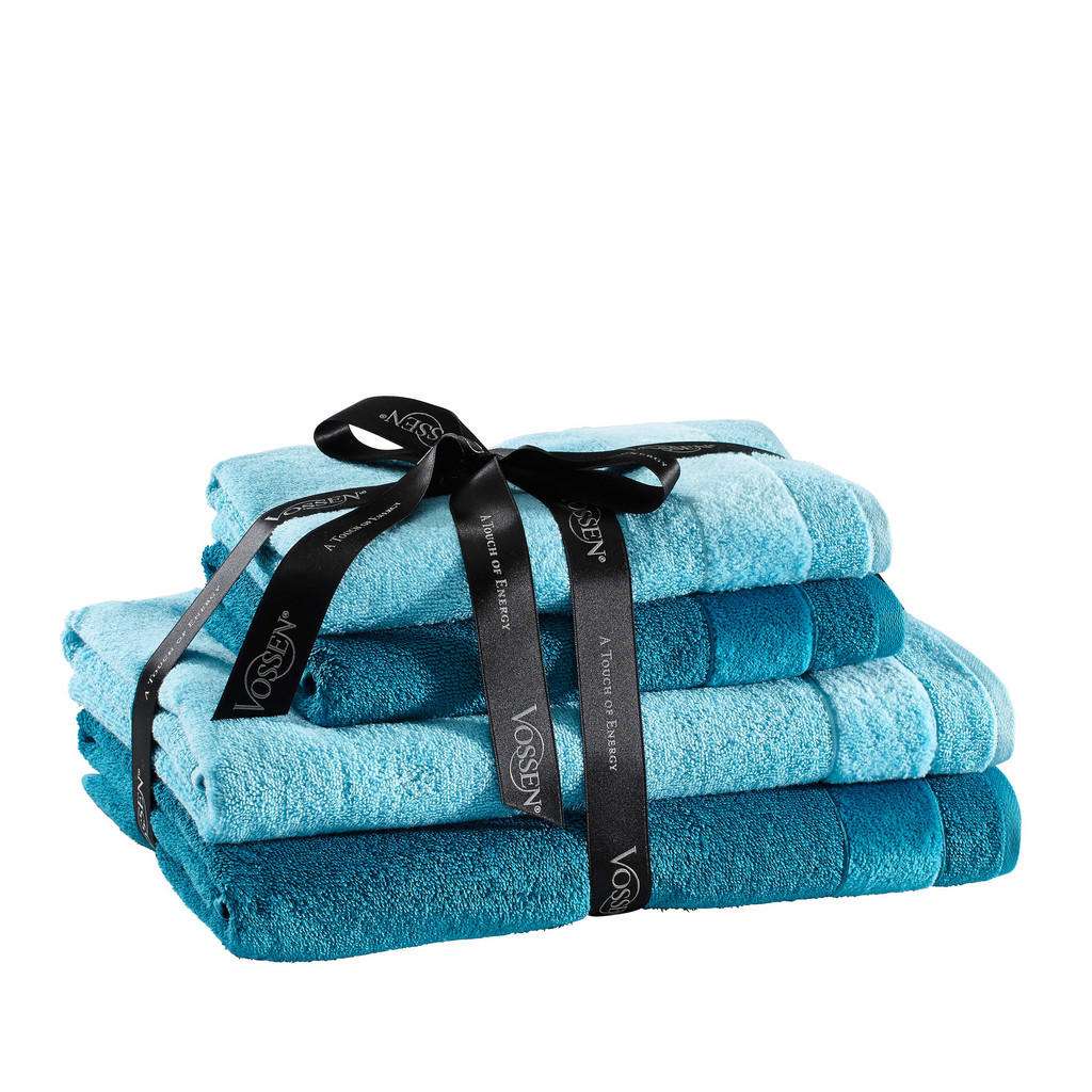 Vossen FROTTIERSET 4-teilig, Blau, Blau