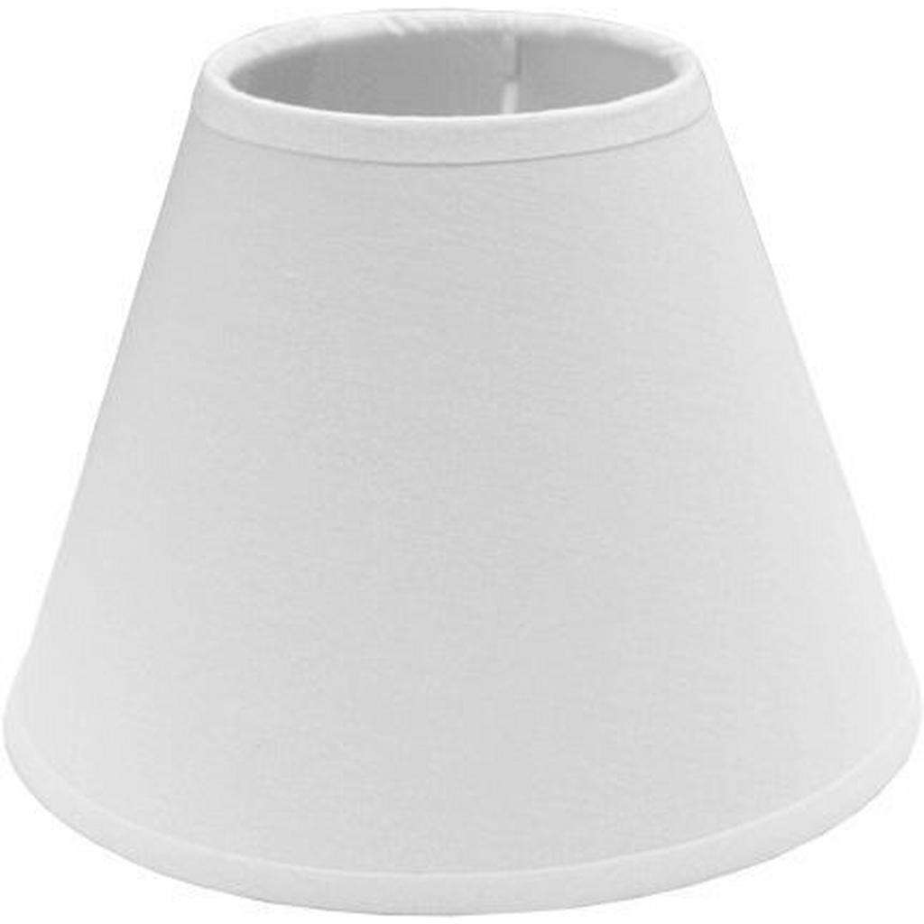 XXXL LEUCHTENSCHIRM Weiß Textil E27