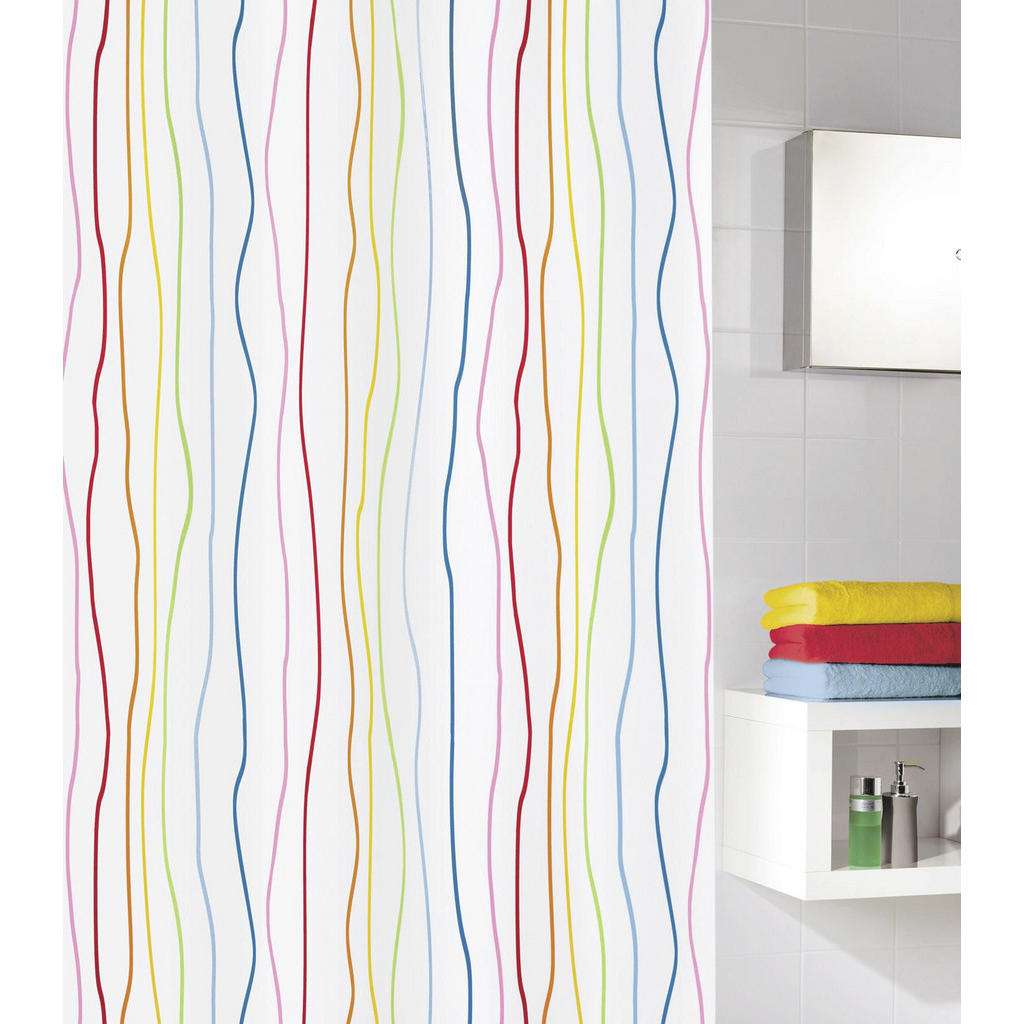 Kleine Wolke DUSCHVORHANG Mehrfarbig 180/200 cm