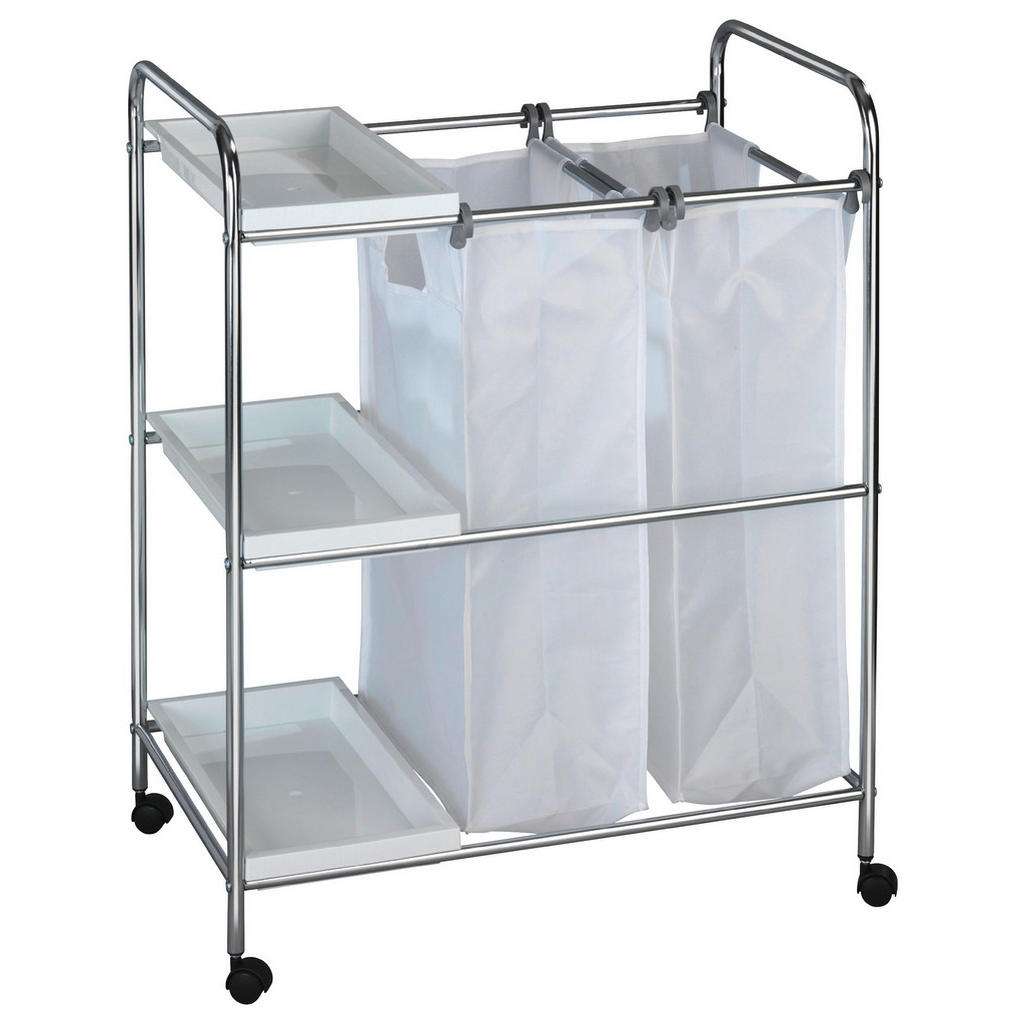 XXXL WÄSCHESAMMLER Metall, Kunststoff Grau