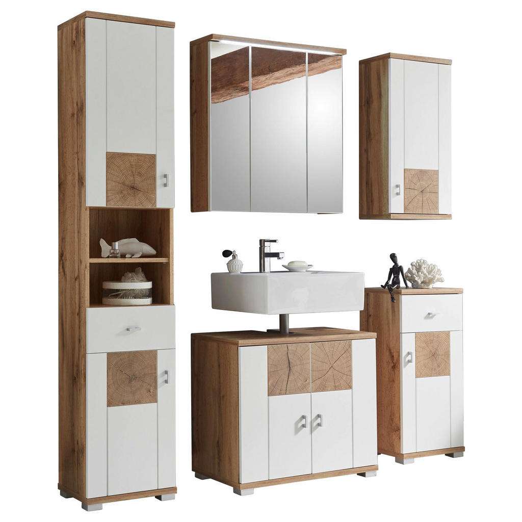 Xora BADEZIMMER Weiß, Braun