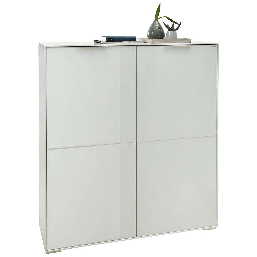 XXXL HIGHBOARD Hochglanz, lackiert Weiß