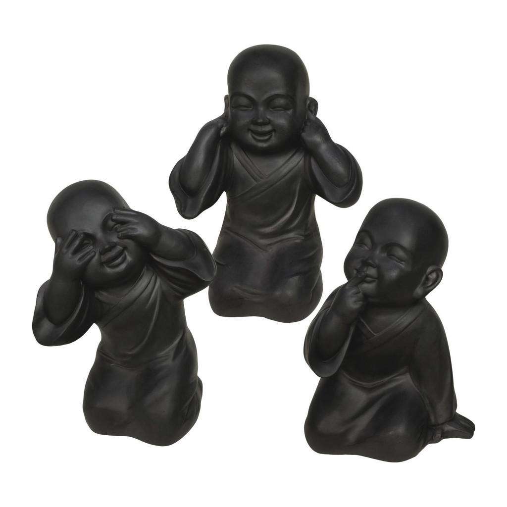 XXXL Buddha Set 3-teilig, Grau