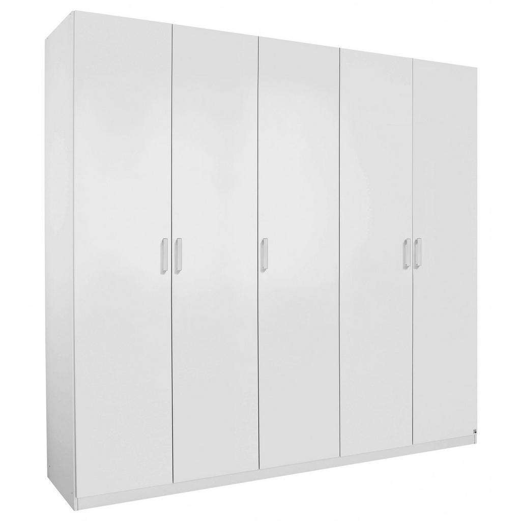 Hom`in DREHTÜRENSCHRANK 5-türig Weiß