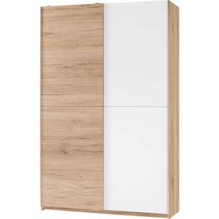 Carryhome MEHRZWECKSCHRANK matt Weiß, Braun