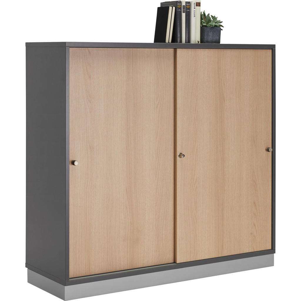 XXXL AKTENSCHRANK Grau, Braun