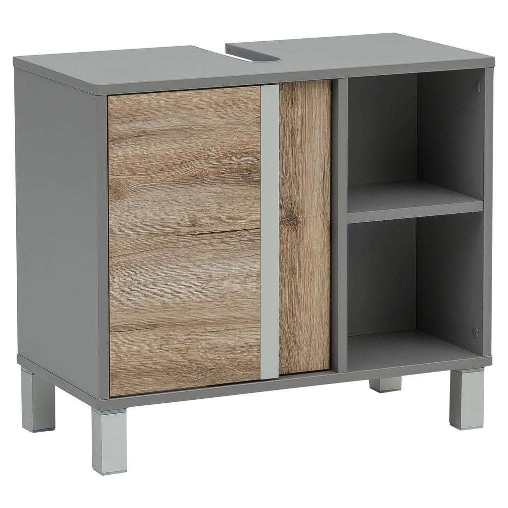 Stylife WASCHBECKENUNTERSCHRANK Braun