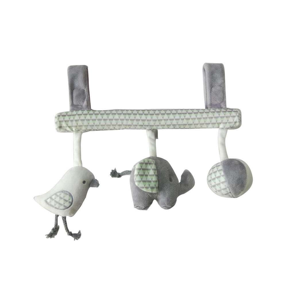 Patinio BABYSCHALENMOBILE, Weiß, Grau