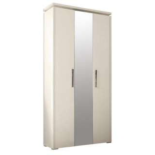 Moderano GARDEROBENSCHRANK matt, Hochglanz, lackiert Weiß