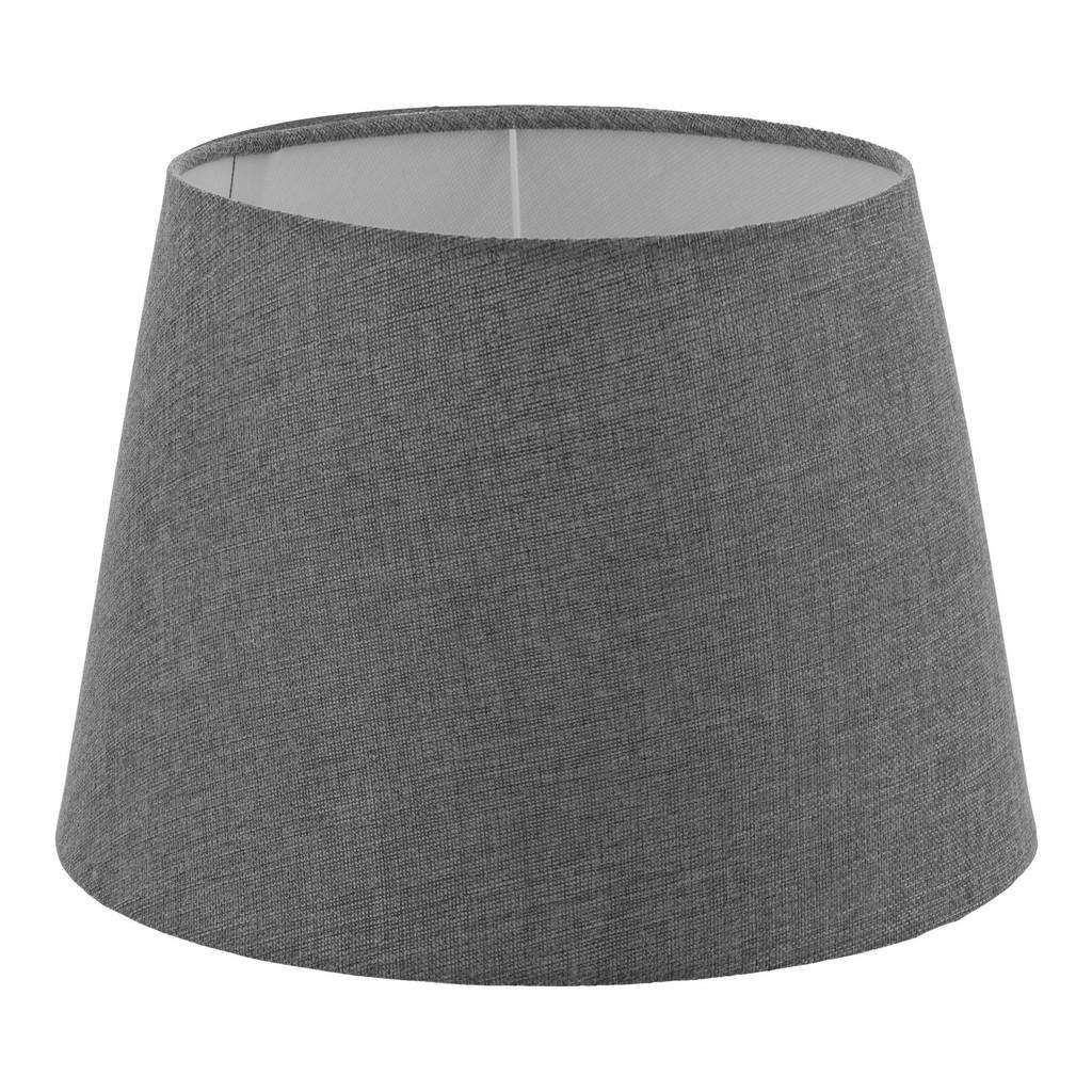 XXXL LEUCHTENSCHIRM Grau Textil E14, E27