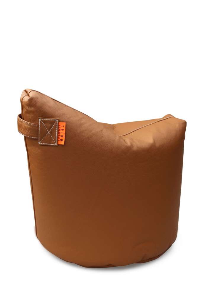 TRIMM Copenhagen - Leather satellite 48, cognac - outdoor
