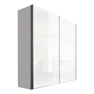 Hom`in SCHWEBETÜRENSCHRANK 2-türig Weiß