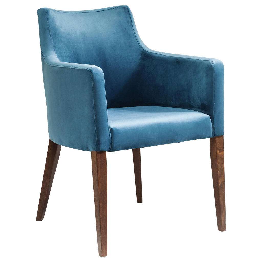 Kare-Design ARMLEHNSTUHL Samt Blau