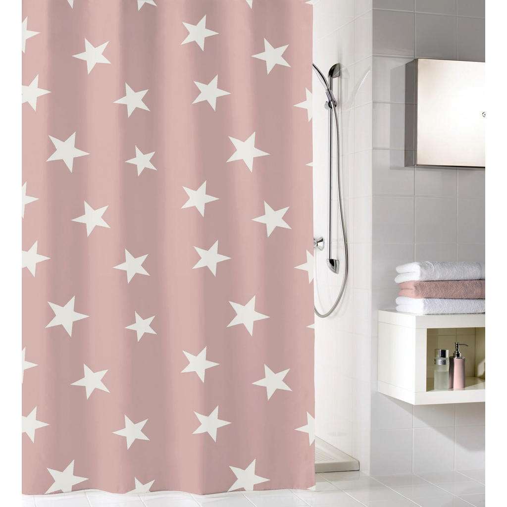 Kleine Wolke DUSCHVORHANG Rosa
