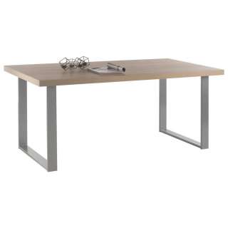 Carryhome ESSTISCH rechteckig Grau, Beige
