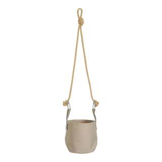 TRIMM Copenhagen - Single flowerpot, beige - outdoor