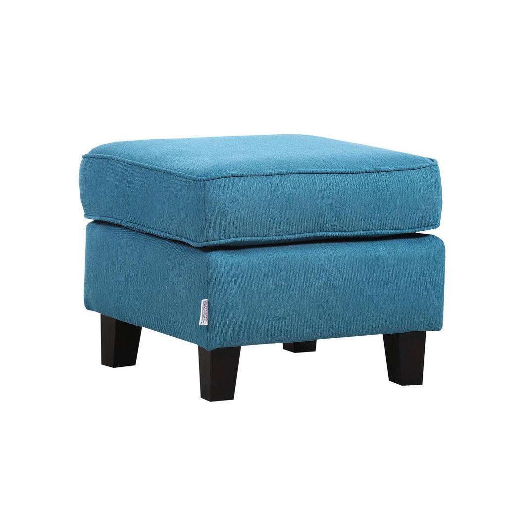 XXXL HOCKER Flachgewebe Kiefer massiv Türkis