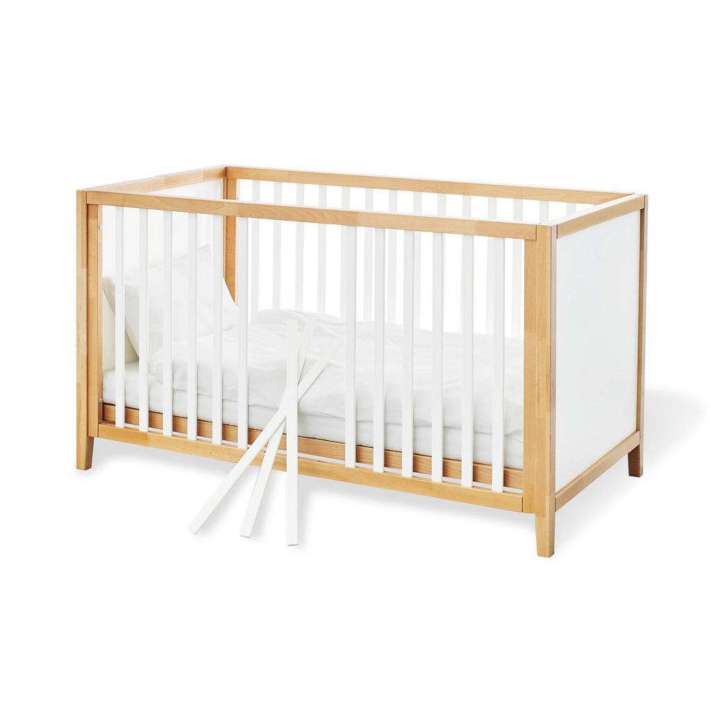 XXXL GITTERBETT Pinolino Calimero Buche massiv Beige