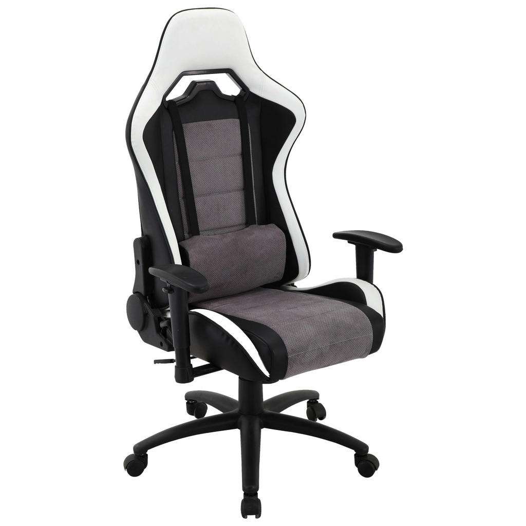 Xora GAMINGSTUHL Weiß Metall, Kunststoff, Textil