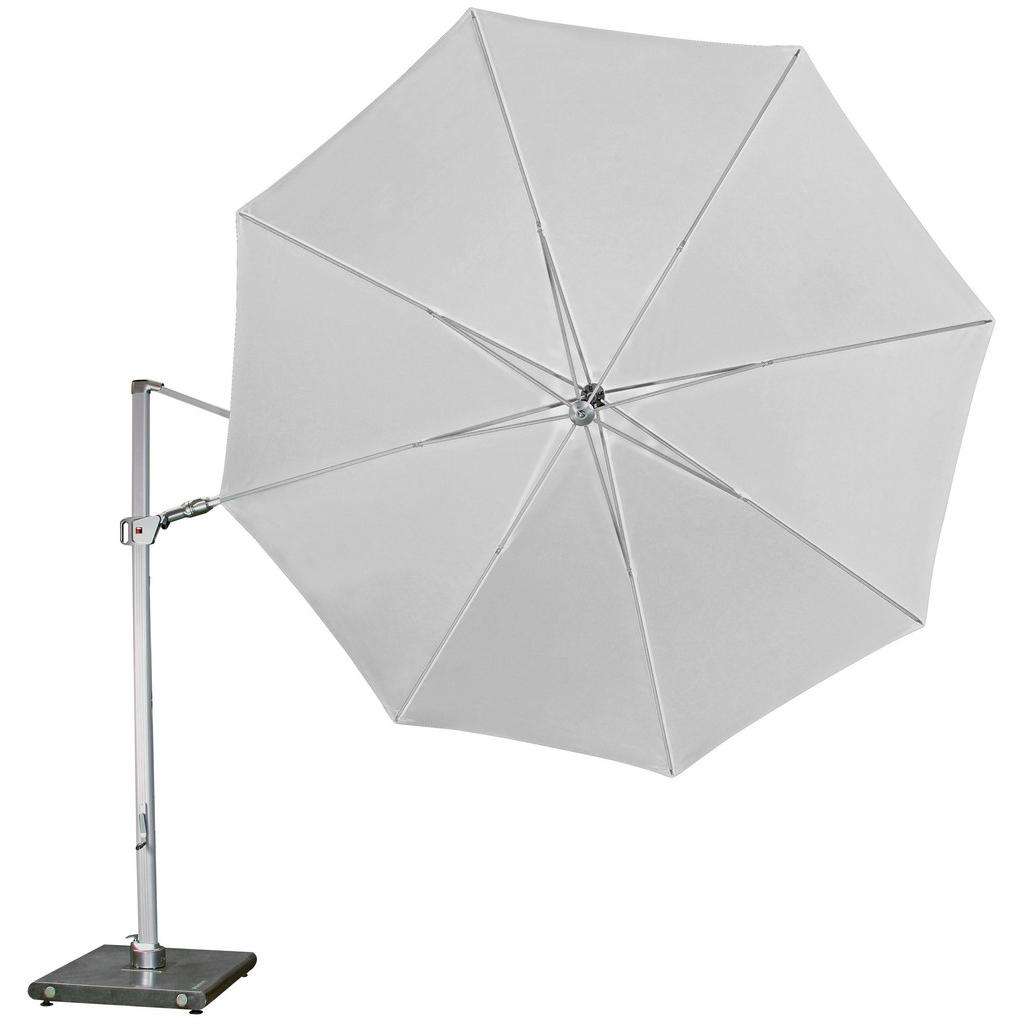 XXXL PENDELSCHIRM 340 cm Grau