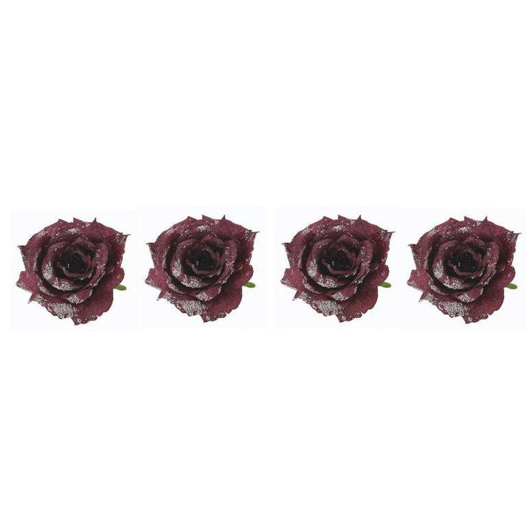 X-Mas Dekoclip-Set 4-tlg., Rot