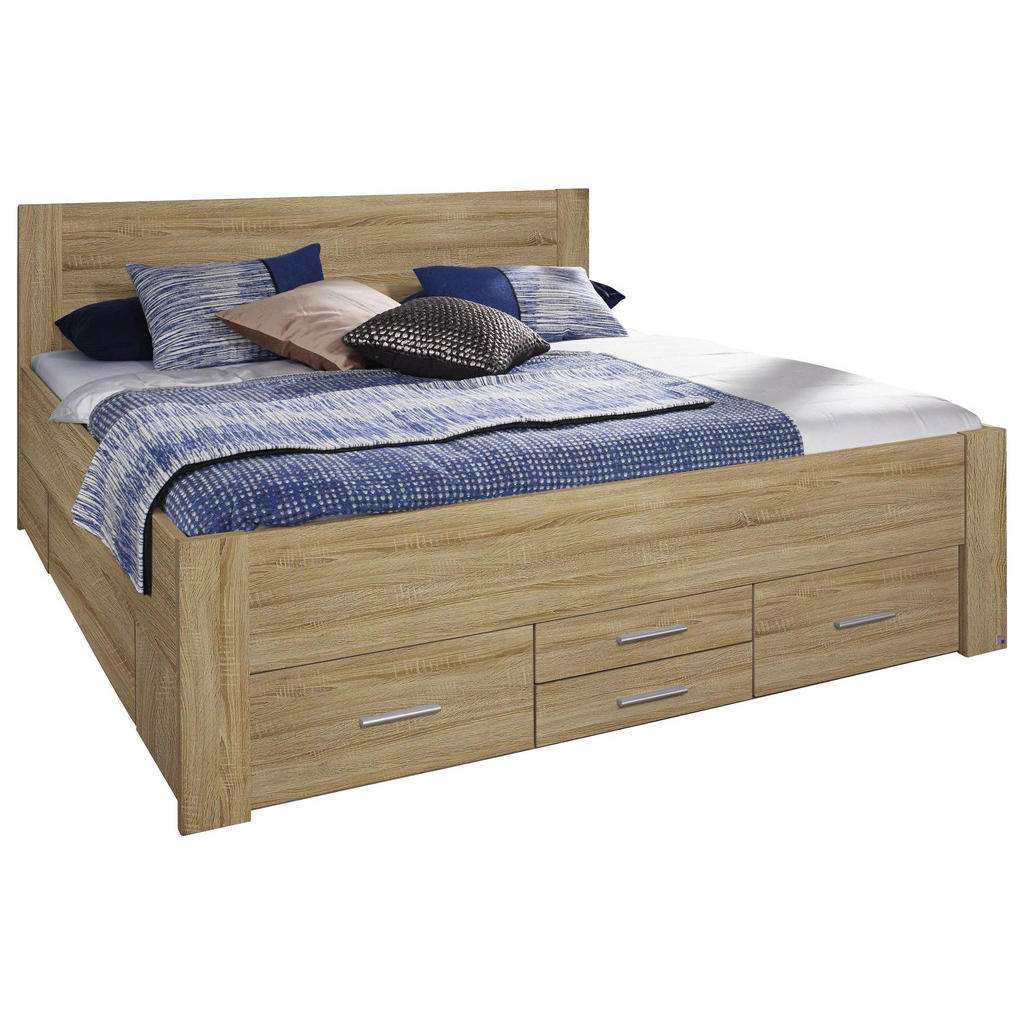 Carryhome STAURAUMBETT 180/200 cm, Beige