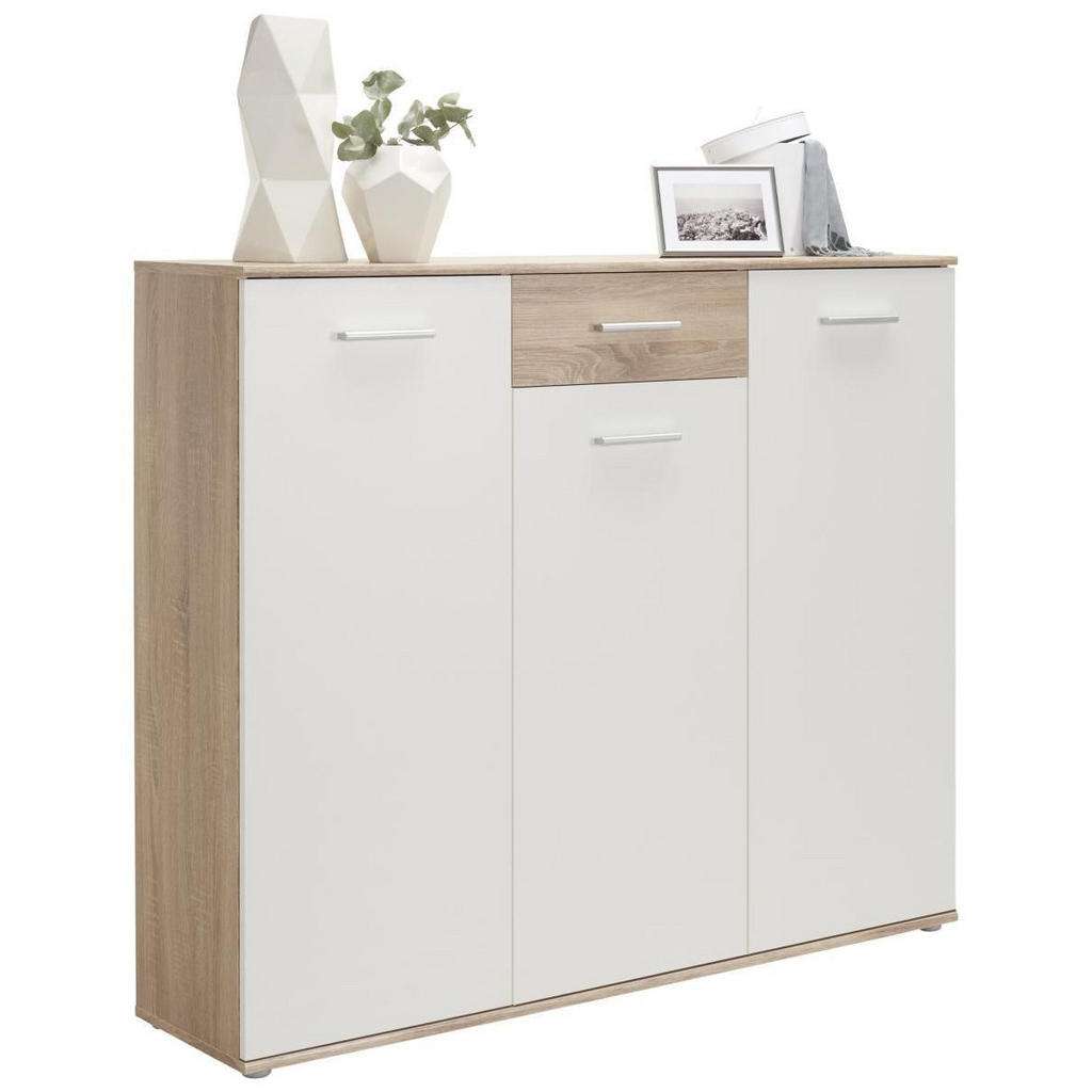 Carryhome SCHUHSCHRANK Weiß, Beige