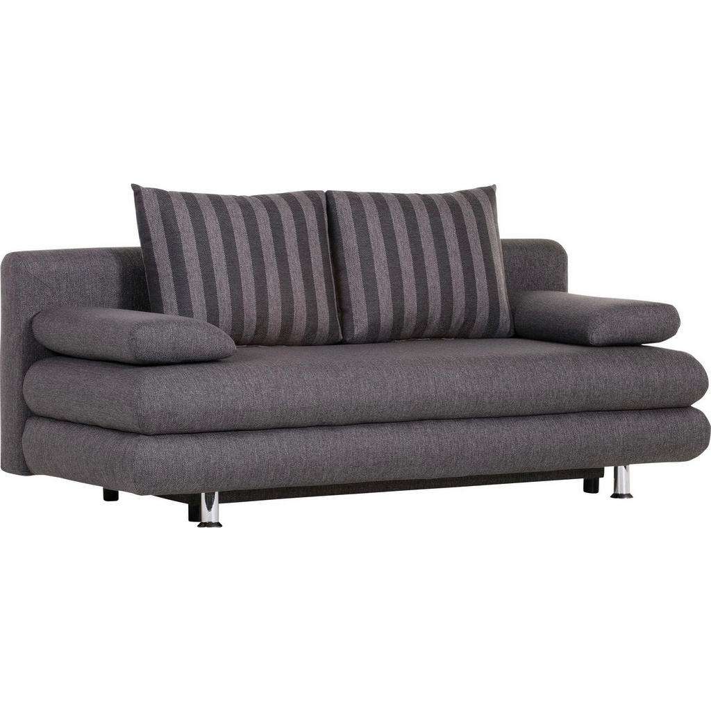 Carryhome SCHLAFSOFA Webstoff Grau