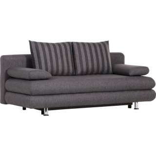 Carryhome SCHLAFSOFA Webstoff Grau