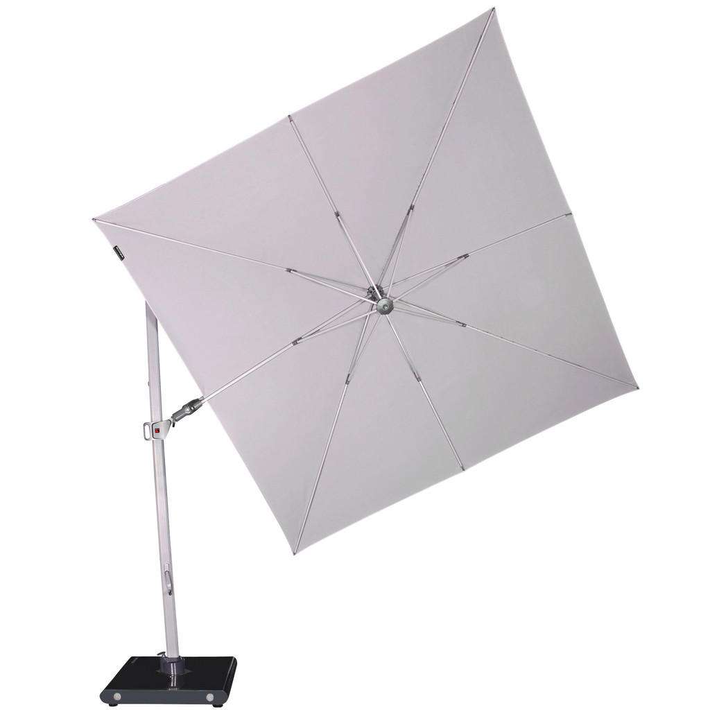 XXXL PENDELSCHIRM 275 cm Grau, Silber, Grau