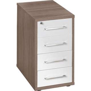 Voleo ANSTELLCONTAINER Weiß, Braun