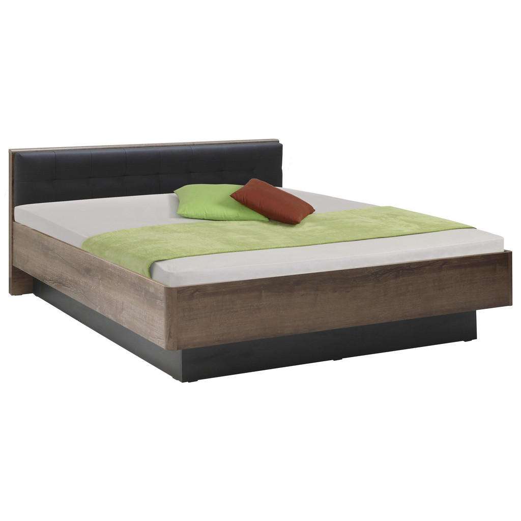 Carryhome BETT 180/200 cm, Schwarz, Braun